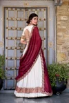 Pranavi By Lnb2049 Vichitra Silk Lehenga With Lehenga Dupatta Online Wholesale